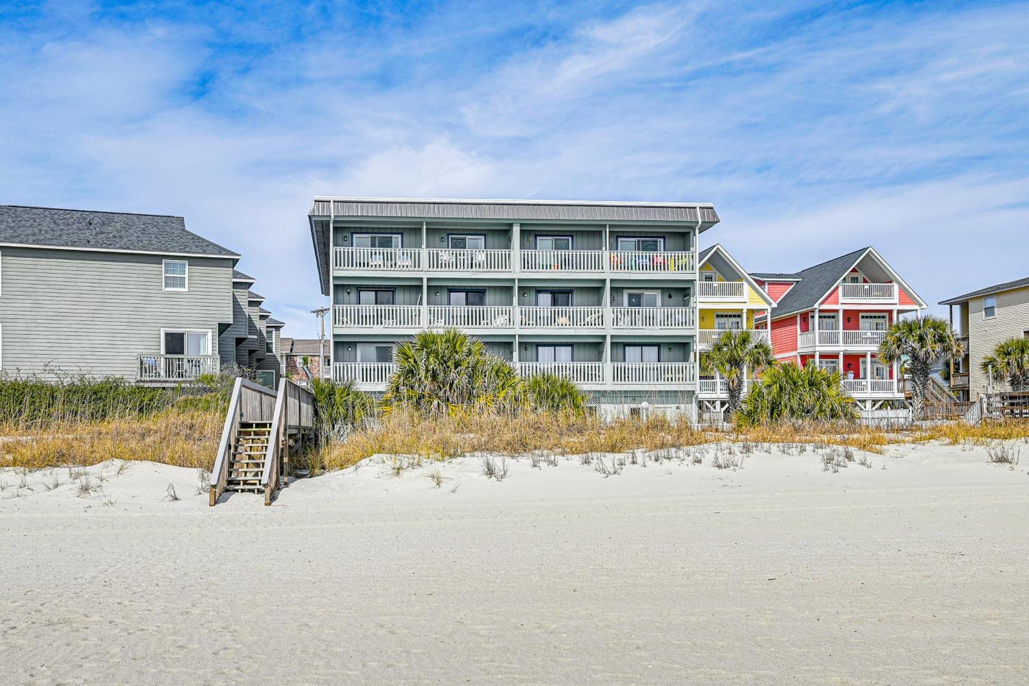 On-The-Beach Escape Oceanfront In Surfside! 미를 비치 외부 사진