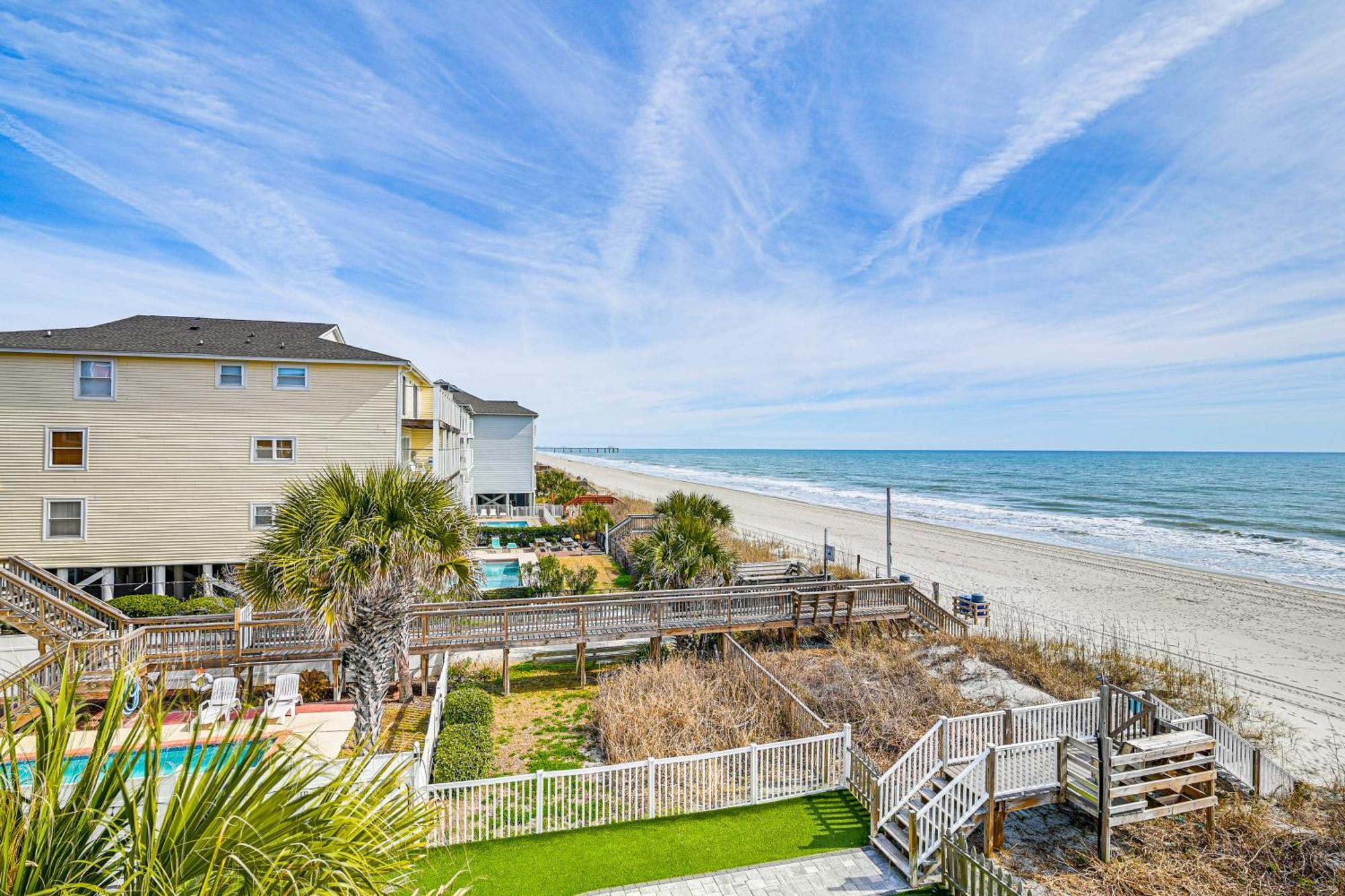 On-The-Beach Escape Oceanfront In Surfside! 미를 비치 외부 사진